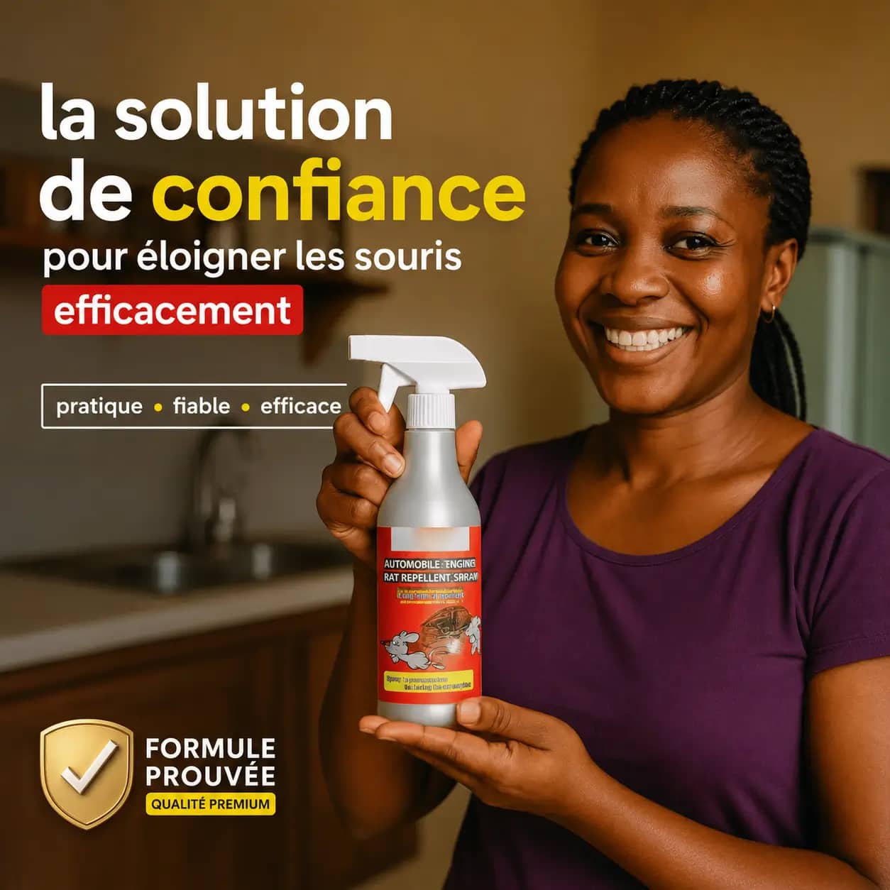 Bye Bye Souris – Spray Répulsif Ultra Efficace